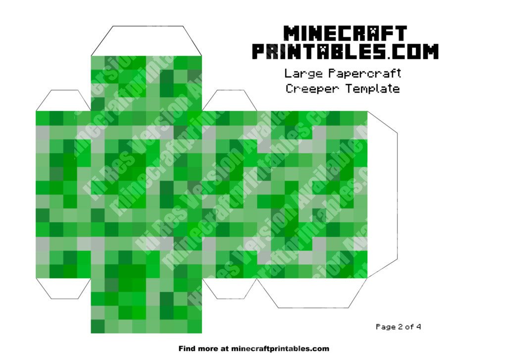 minecraft-creeper-printable-papercraft-template-minecraft-creeper