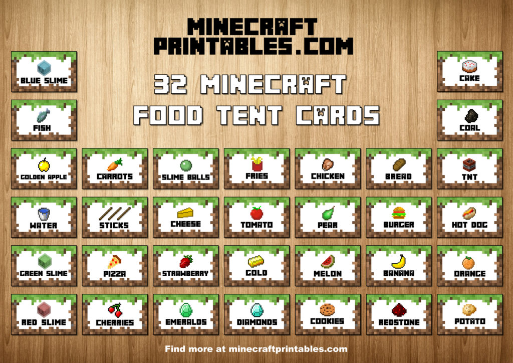 free-printable-minecraft-food-tent-cards-printable-templates