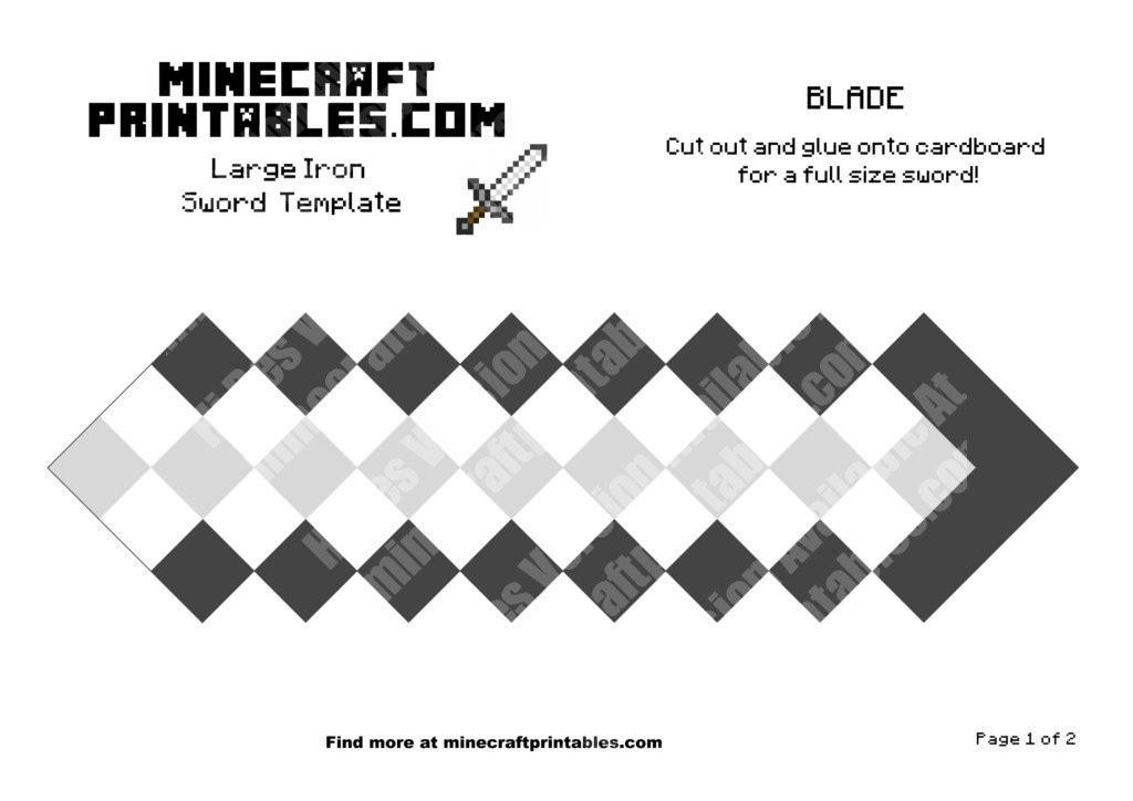 minecraft iron sword