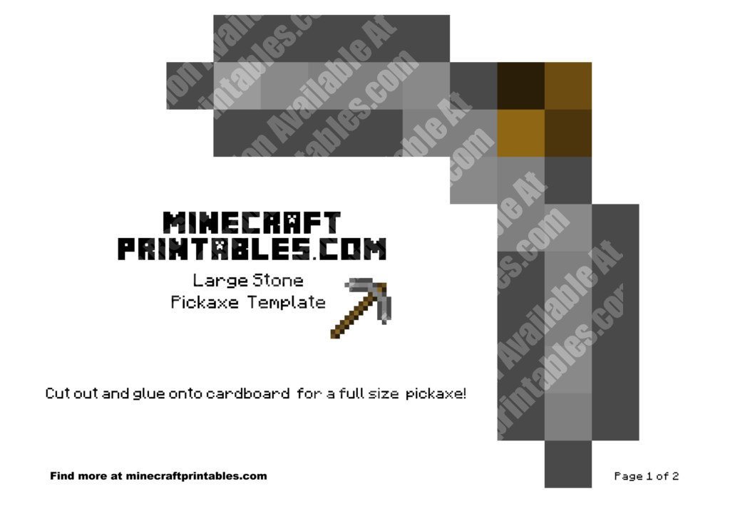 minecraft-printable-papercraft-stone-pickaxe_large_1