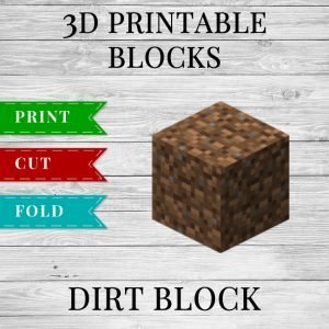 Minecraft Minecraft Chest Box Print Template PDF Format Easy to Print -   Israel