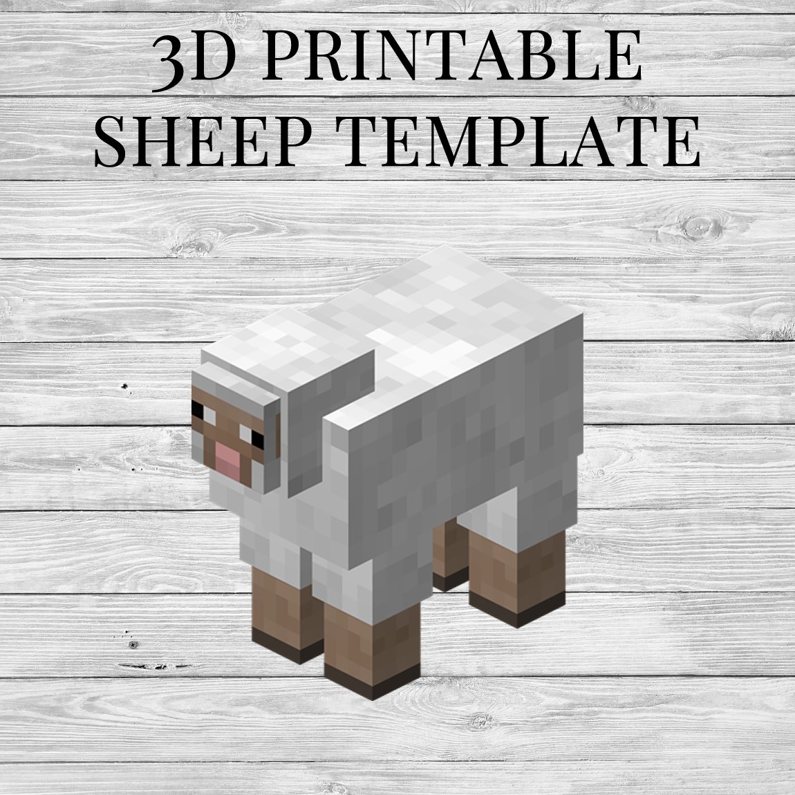 papercraft templates minecraft animals